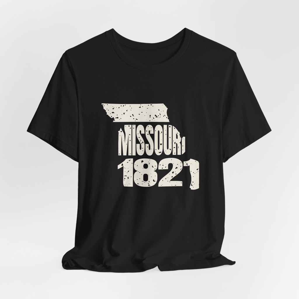 Missouri Vintage Letters Map T-Shirt