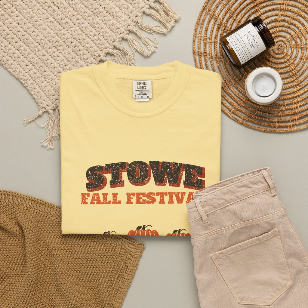 Stowe Vermont Fall Festival Hay Wagon T-Shirt