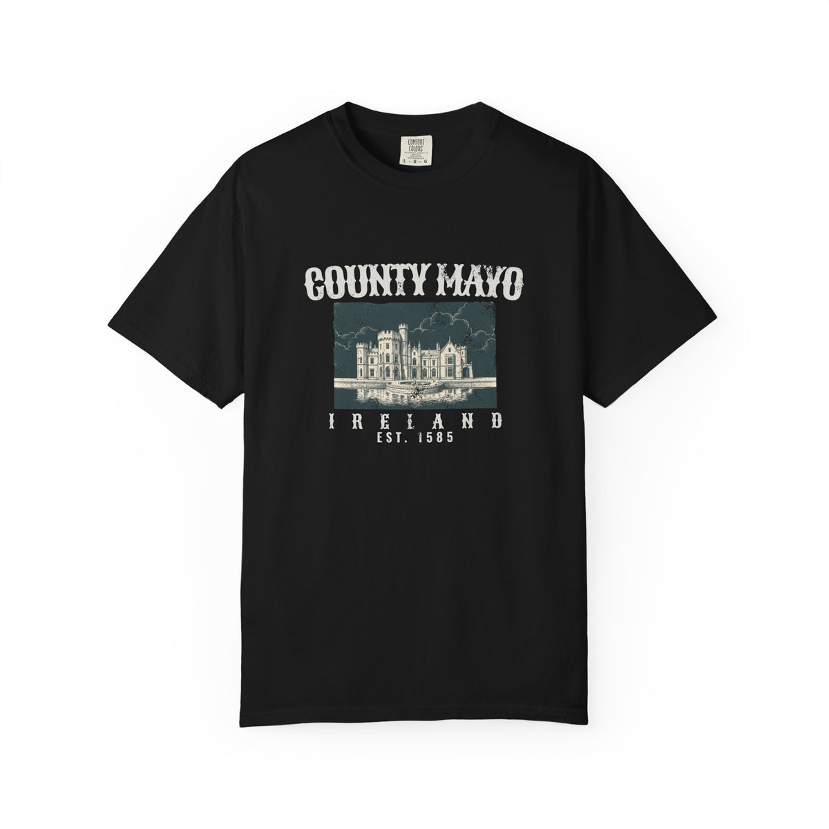 County Mayo Ireland Est 1585 Lakeside Castle T-Shirt