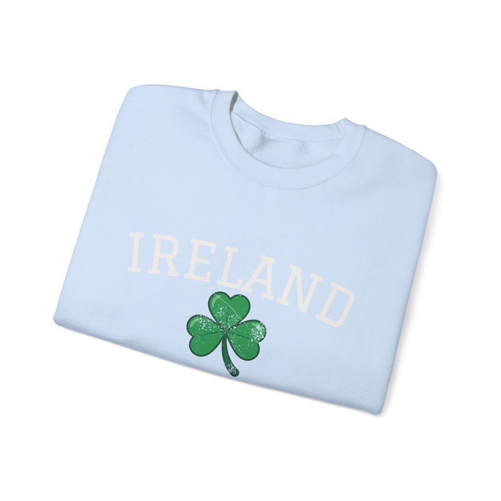 Ireland Éire Three Leaf Shamrock Crewneck Sweatshirt
