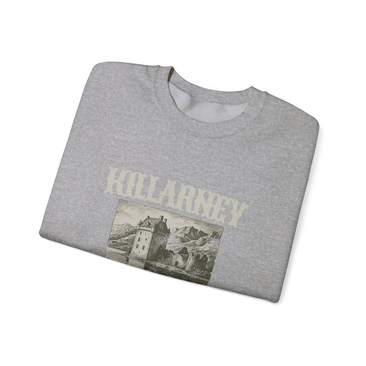 Killarney Ireland Est 640 Lakeside Castle Crewneck Sweatshirt