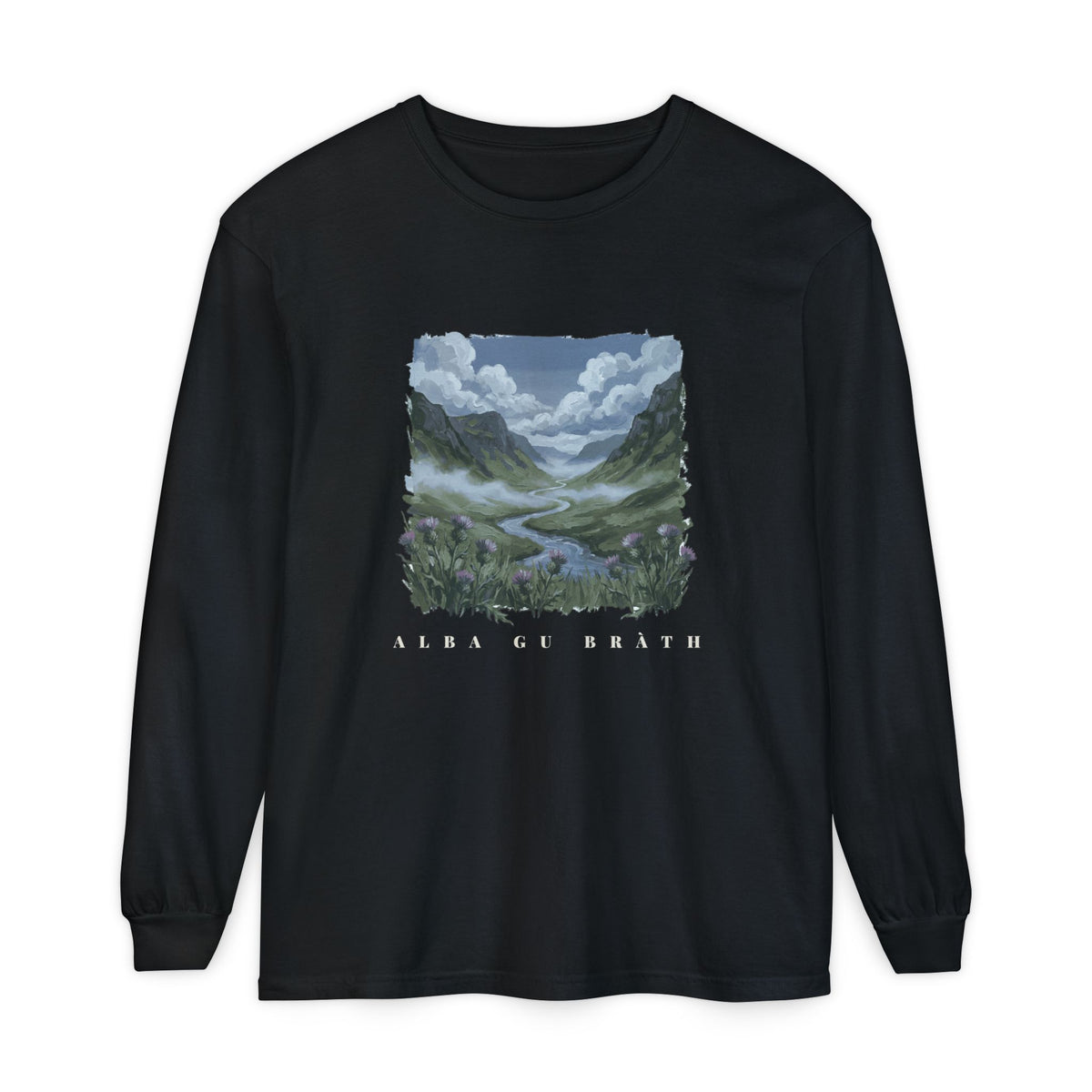 Alba Gu Bràth Scottish Highland Glen Long Sleeve Tee