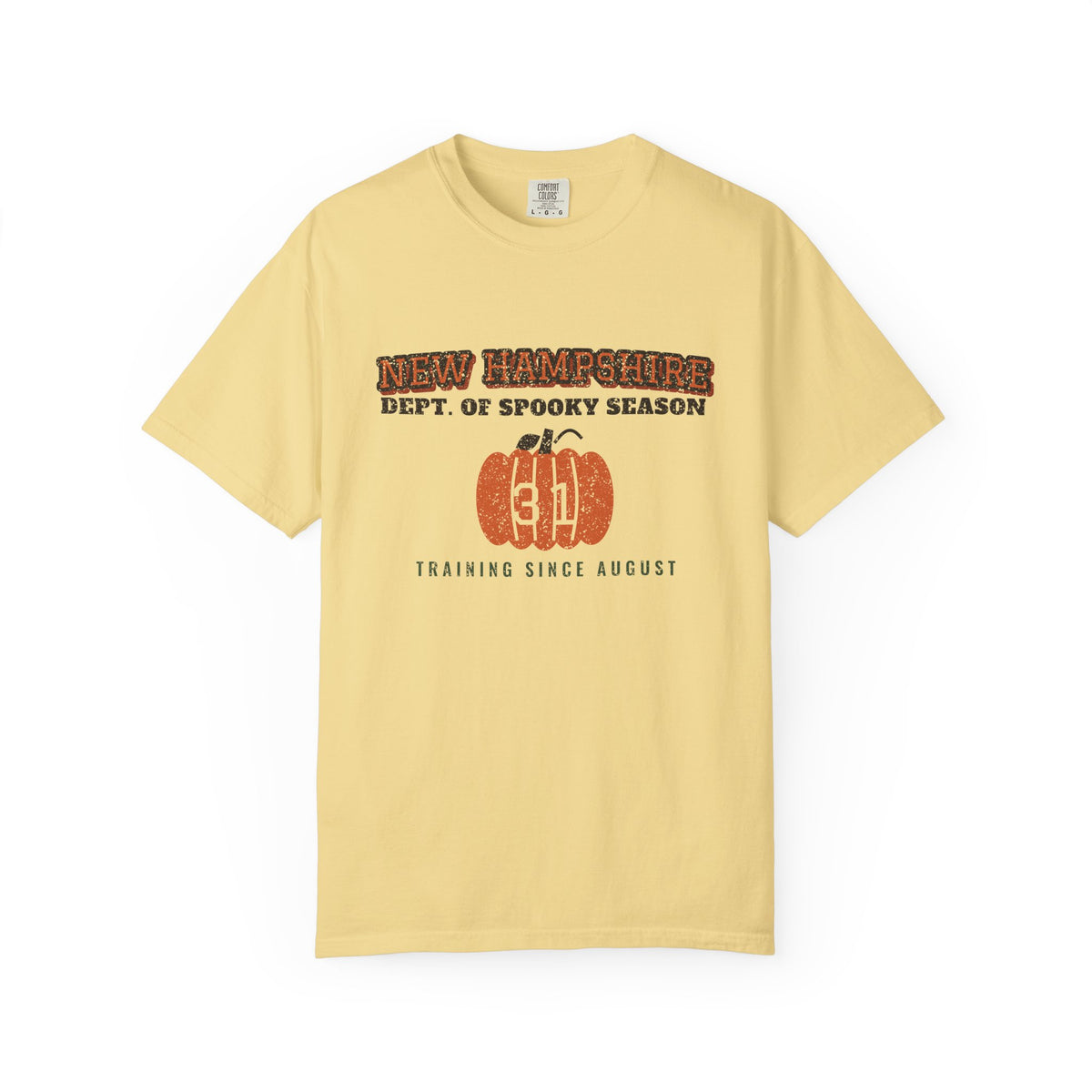 New Hampshire Dept. of Spooky Season Varsity T-Shirt