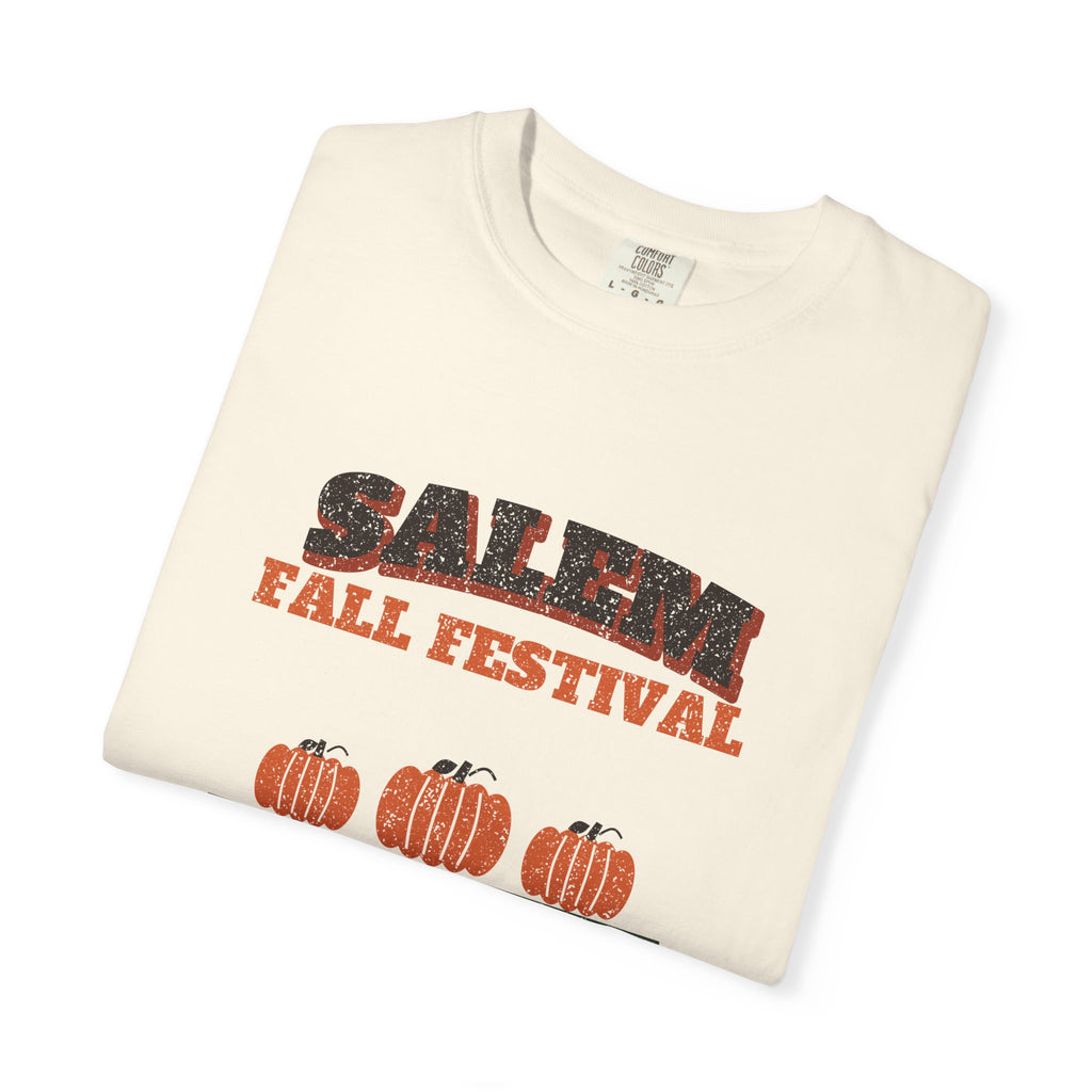 Salem Massachusetts Fall Festival Hay Wagon T-Shirt