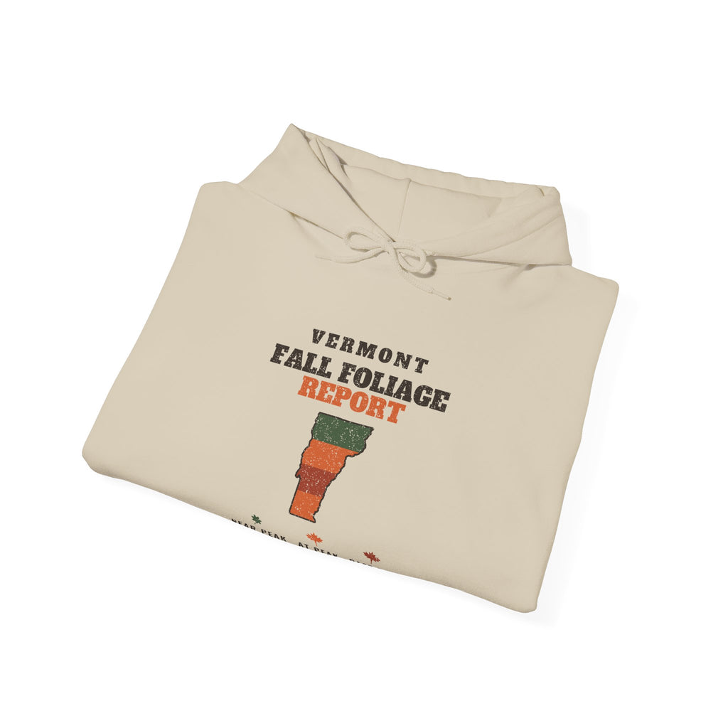Vermont Fall Foliage Report Map Hoodie