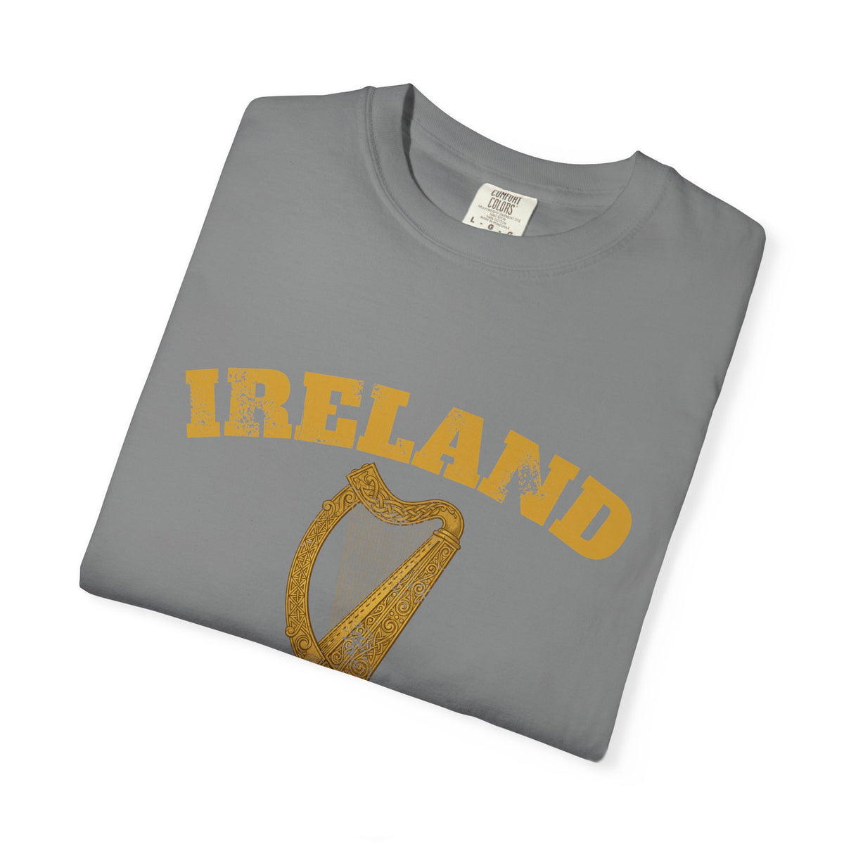 Ireland Vintage Celtic Harp Knotwork T-Shirt