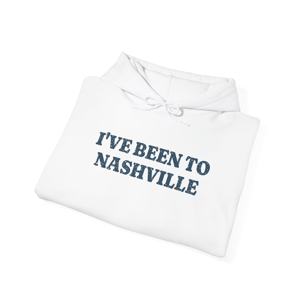 I've Been to Nashville Vintage Travel Souvenir Hoodie