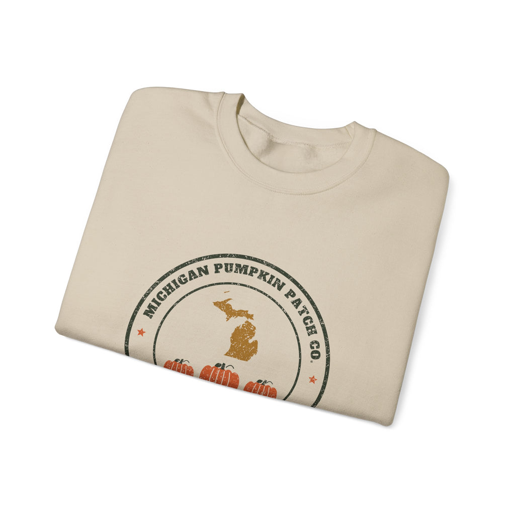 Michigan Pumpkin Patch Co. Badge Crewneck Sweatshirt