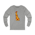 Delaware Pizza Map Long Sleeve Tee