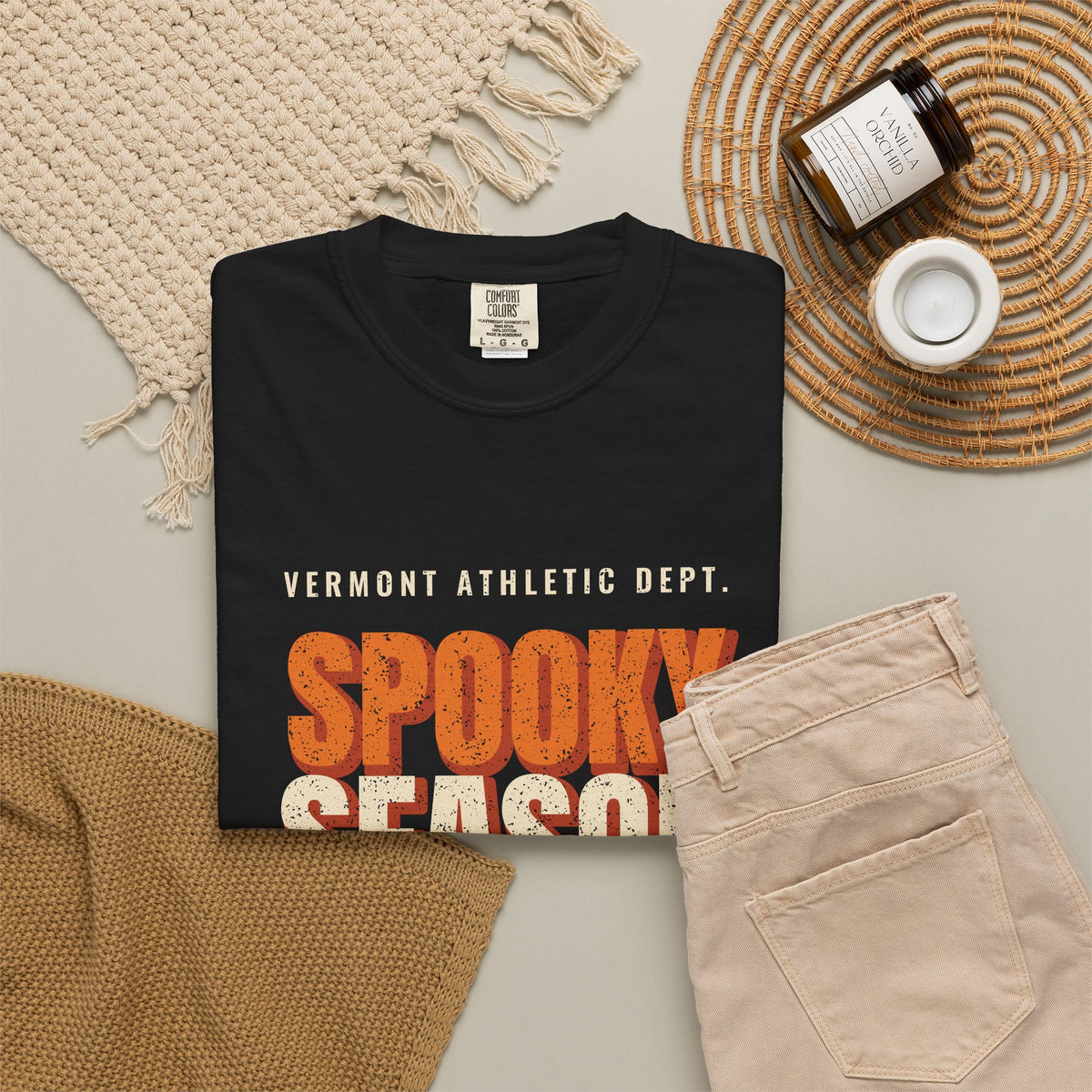 Vermont Spooky Season Athletic Dept. T-Shirt