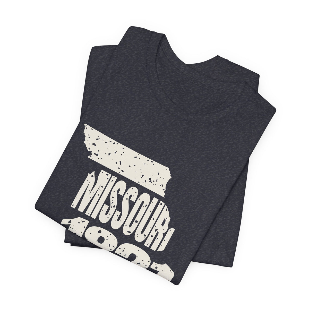Missouri Vintage Letters Map T-Shirt