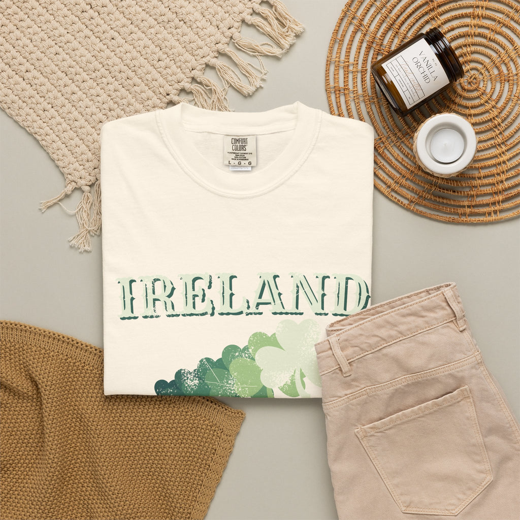 Ireland Est 1937 Vintage Ornate Lettering T-Shirt