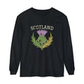 Scotland Thistle Vintage Emblem Long Sleeve Tee