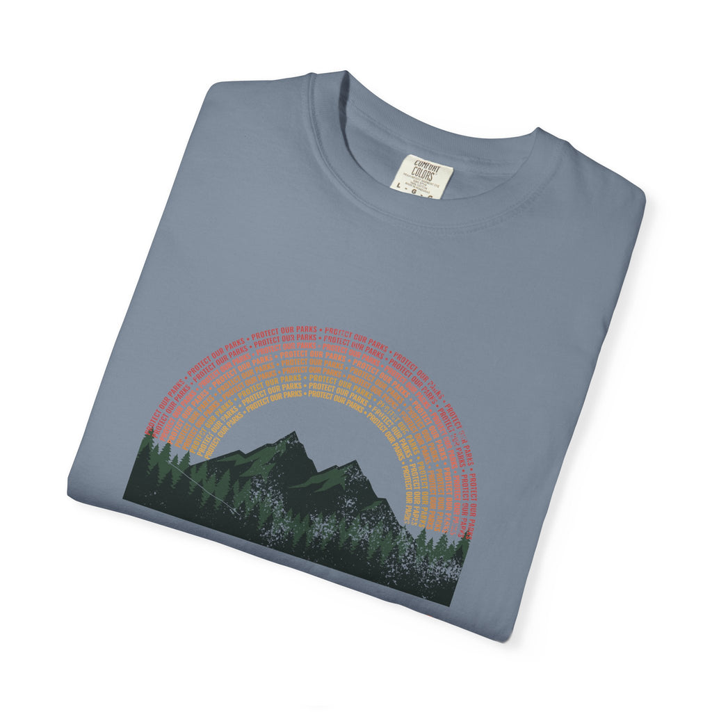 Protect Our Parks Retro Sunset Mountains T-Shirt