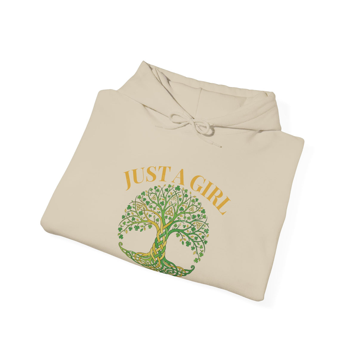 Just a Girl With Irish Roots Tree of Life Hoodie