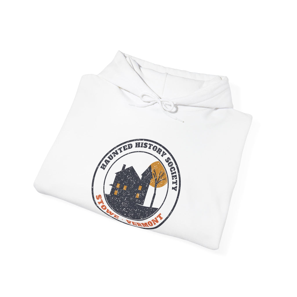 Stowe Vermont Haunted History Society Seal Hoodie