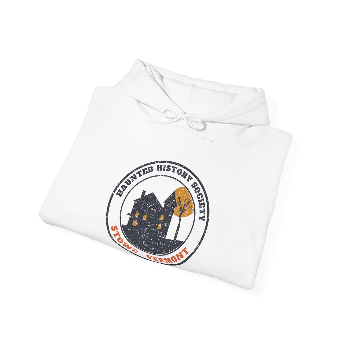 Stowe Vermont Haunted History Society Seal Hoodie