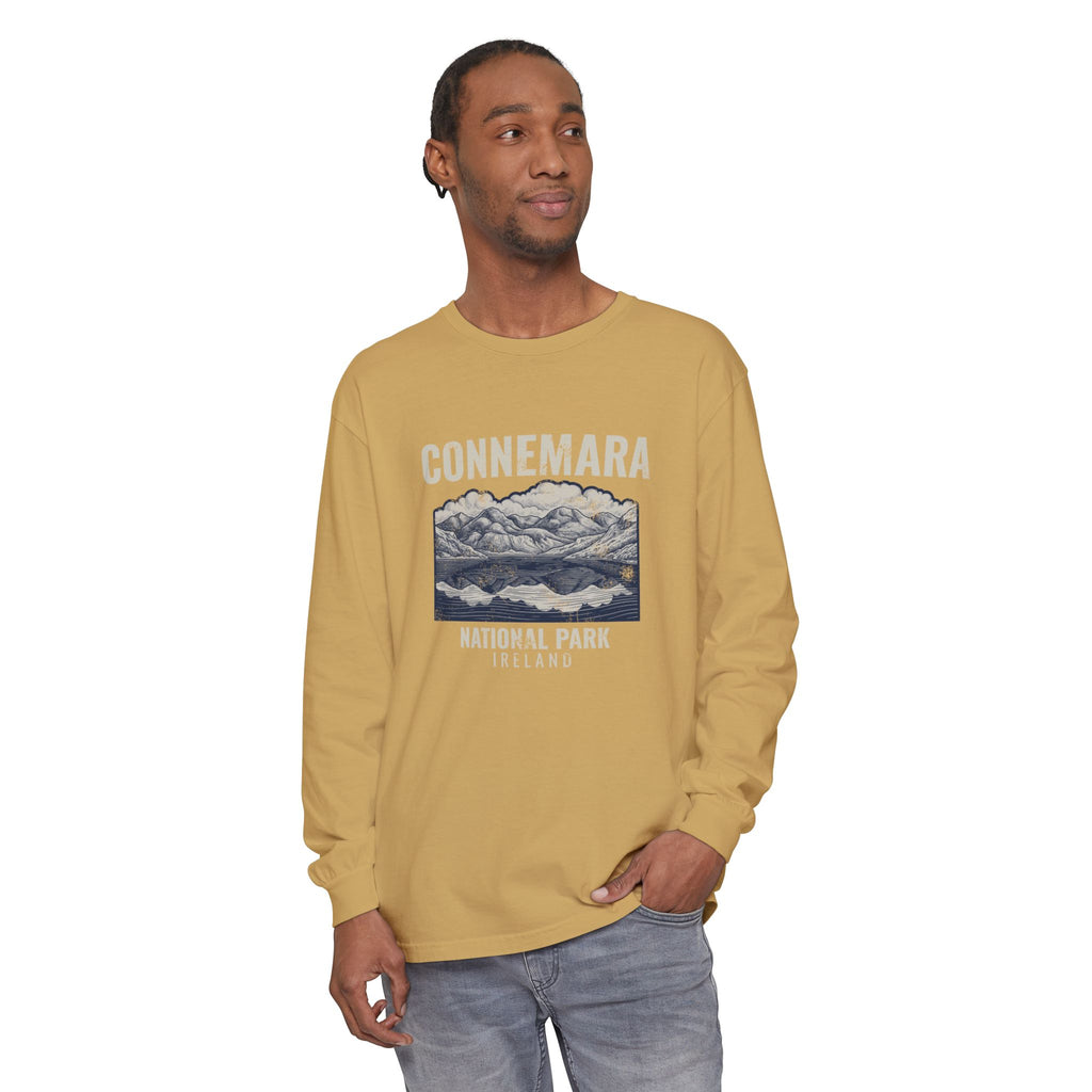 Connemara National Park Ireland Mountain Lake Long Sleeve Tee