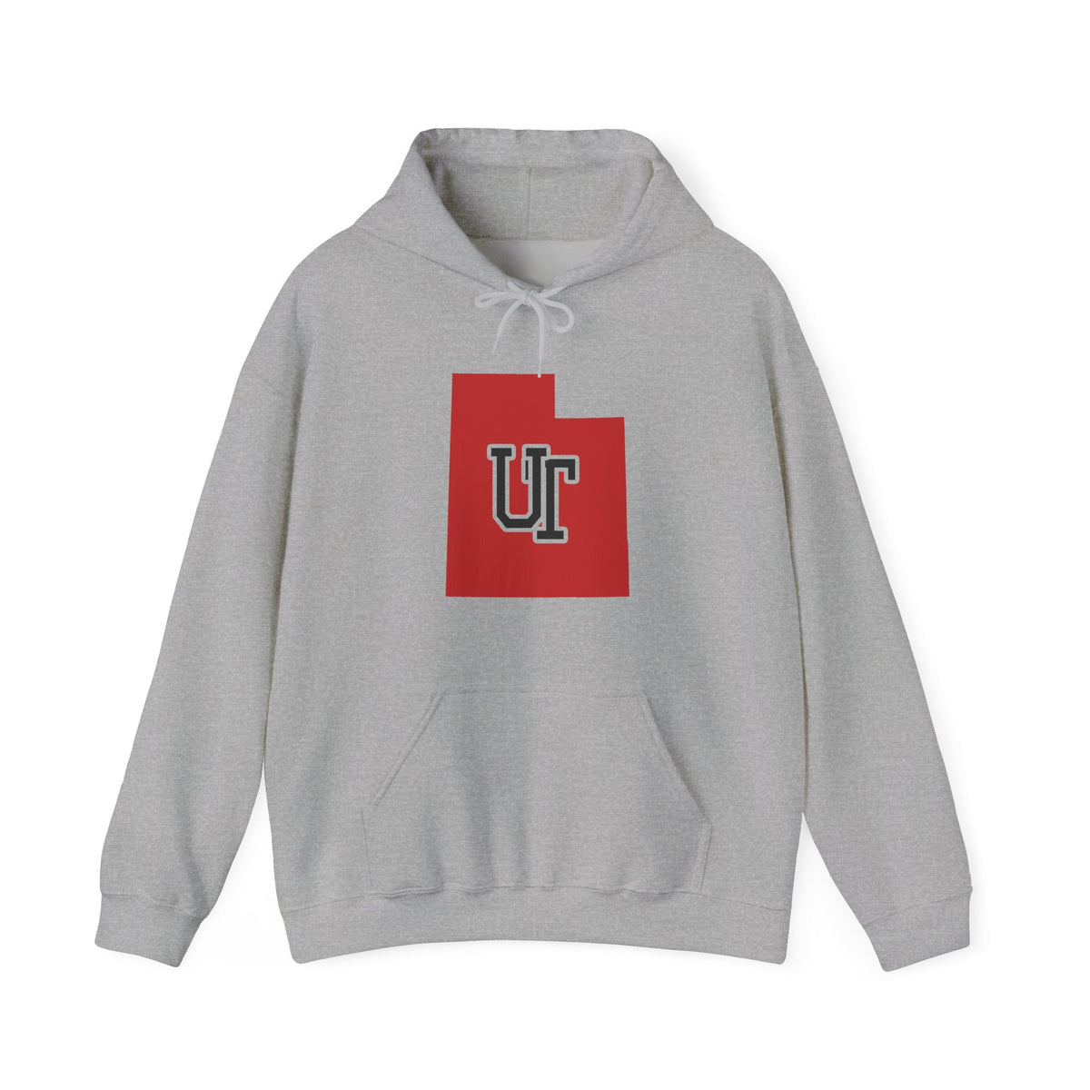 Utah Varsity Monogram Map Hoodie