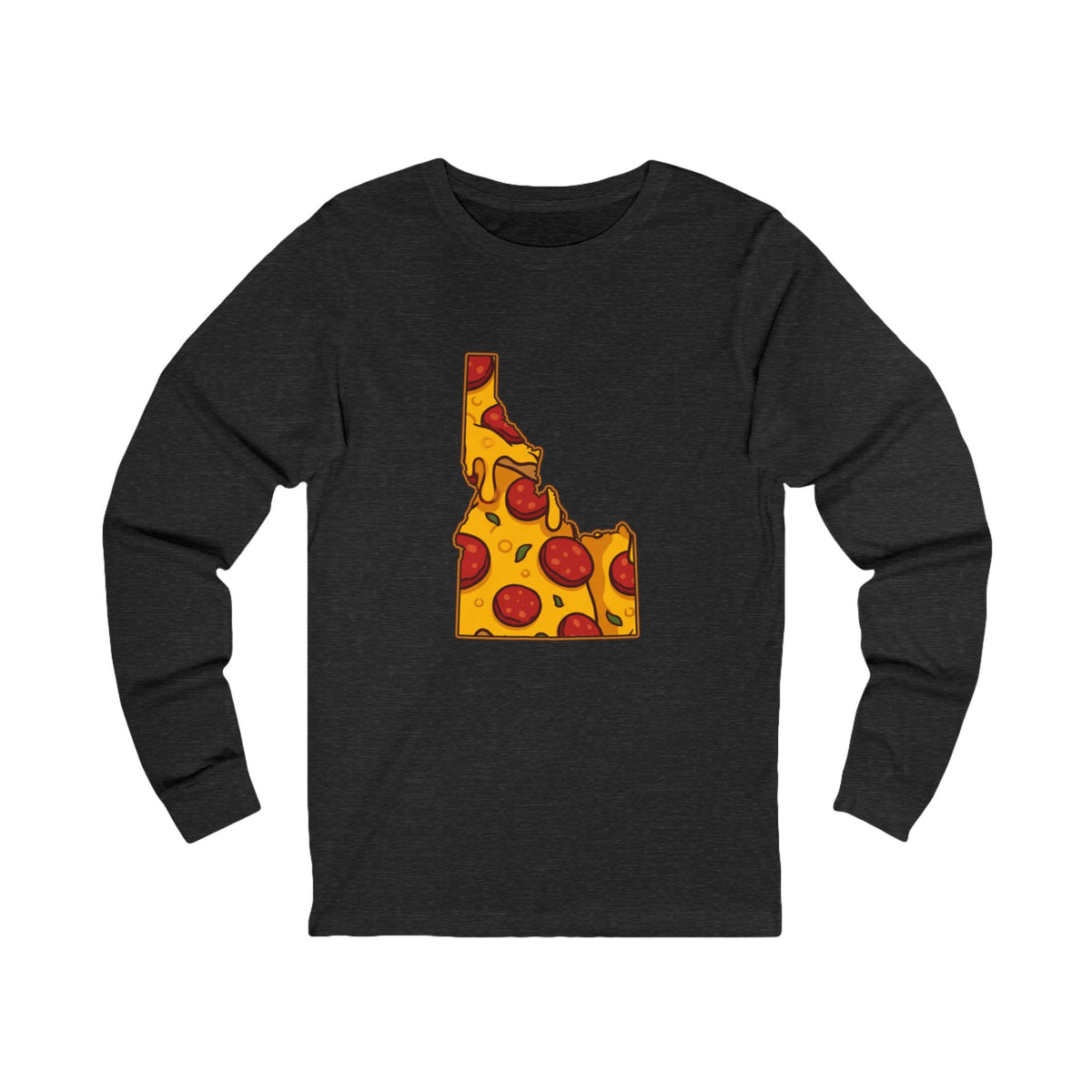 Idaho Pizza Map Long Sleeve Tee