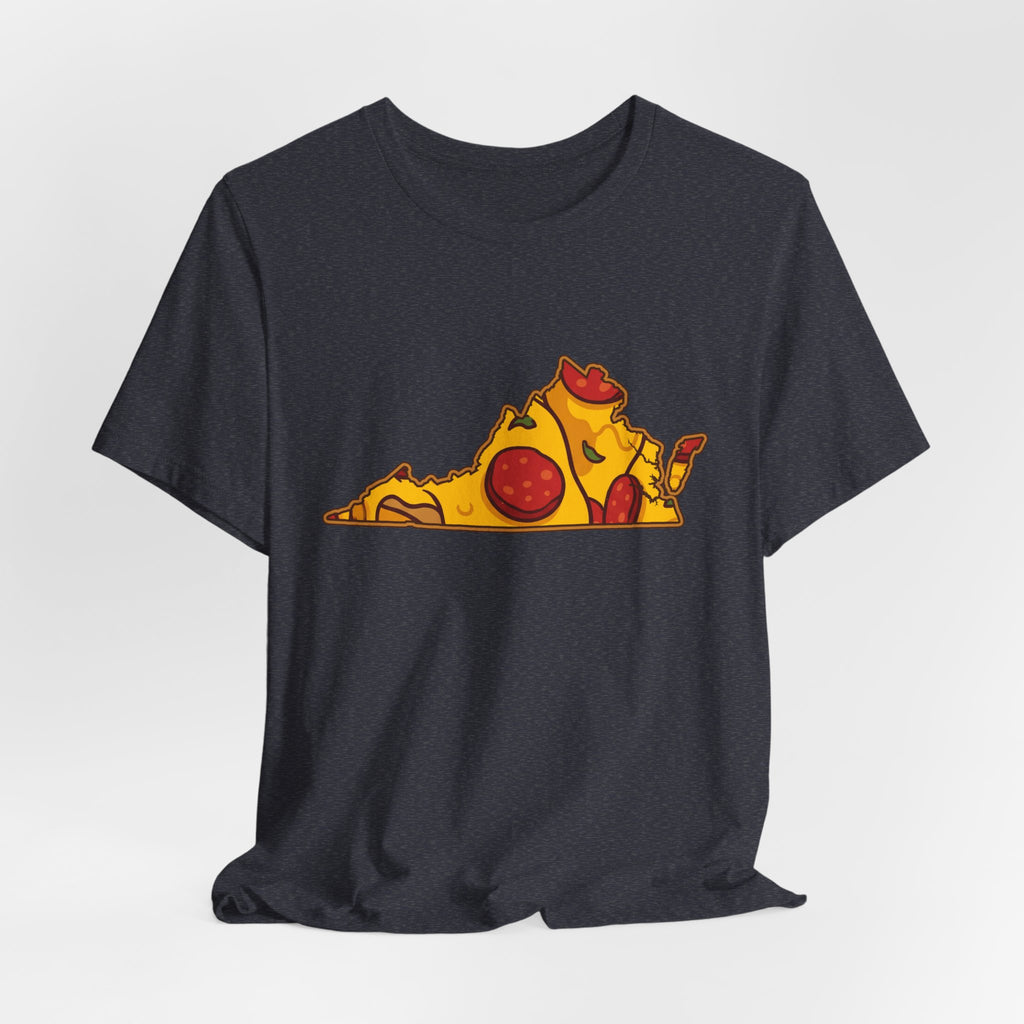 Virginia Pizza Map T-Shirt