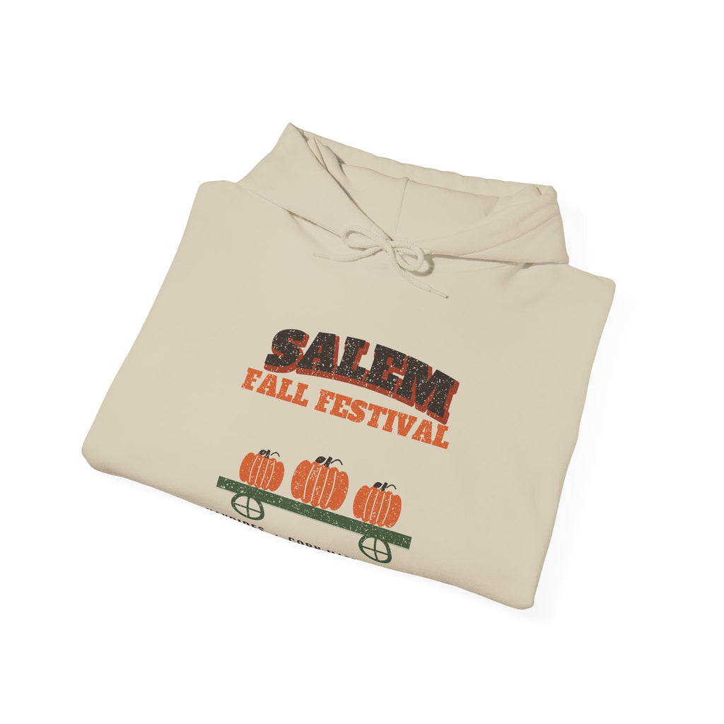 Salem Massachusetts Fall Festival Hay Wagon Hoodie