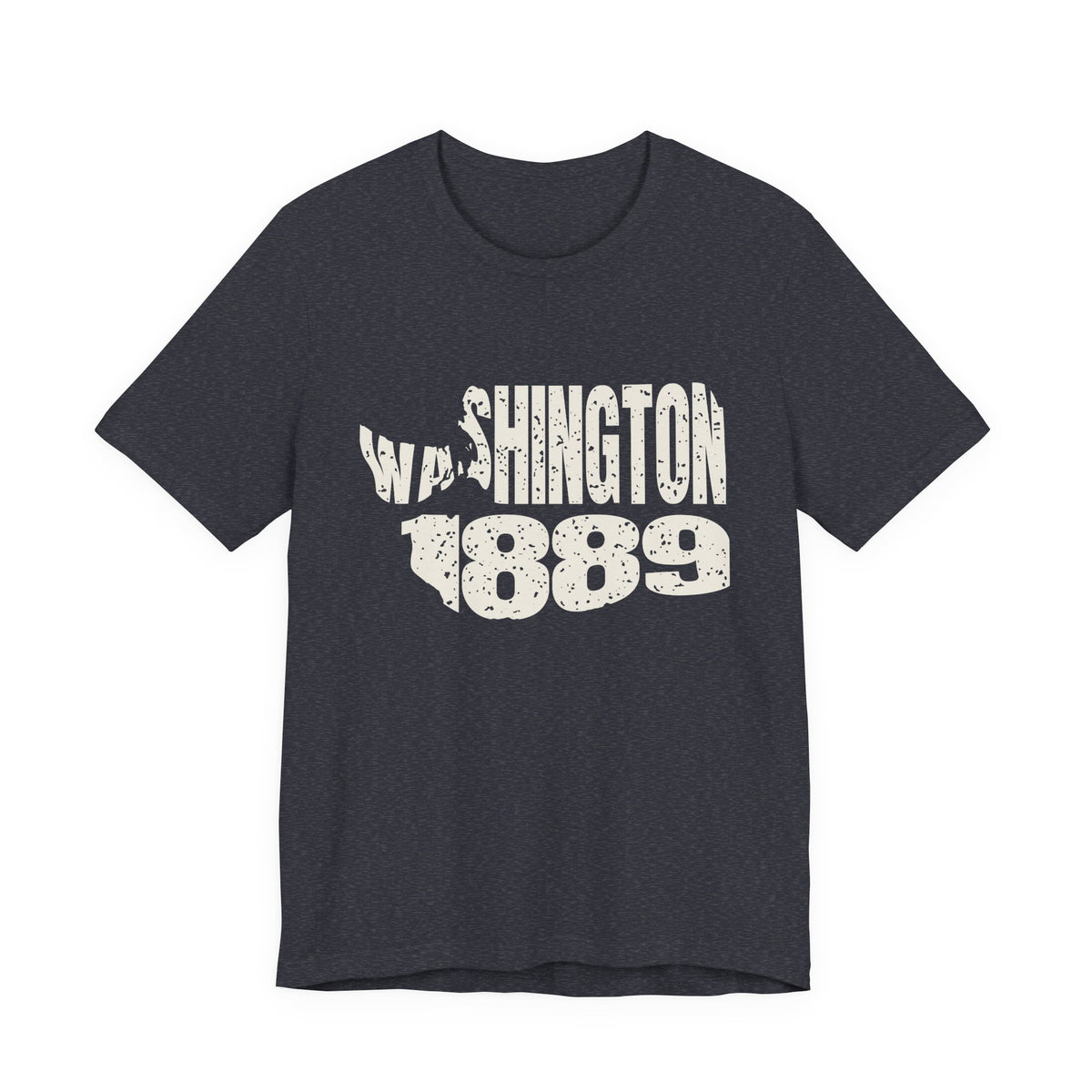 Washington Vintage Letters Map T-Shirt