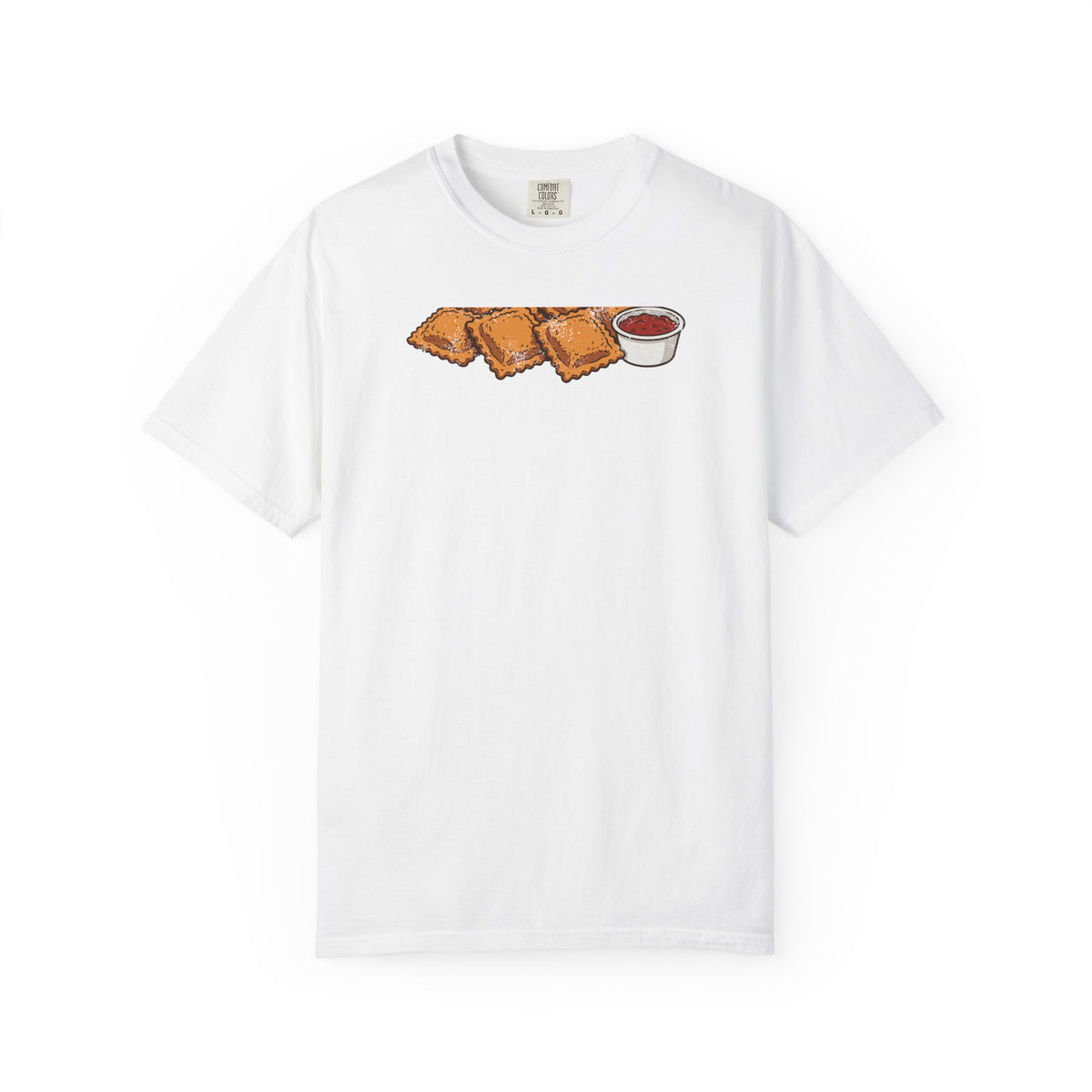 St Louis Toasted Ravioli Retro Food Illustration T-Shirt