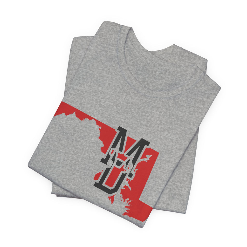 Maryland Varsity Monogram Map T-Shirt
