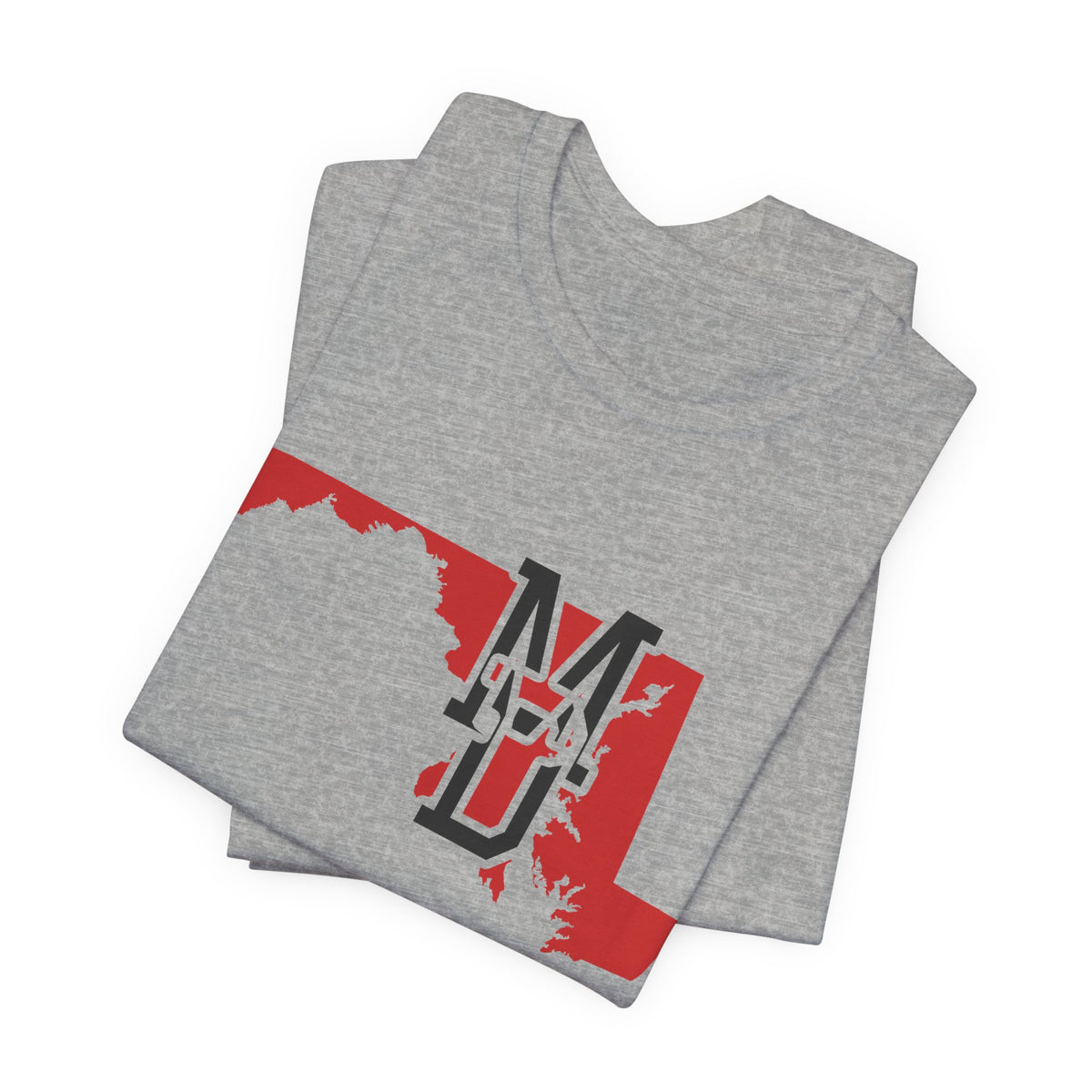 Maryland Varsity Monogram Map T-Shirt