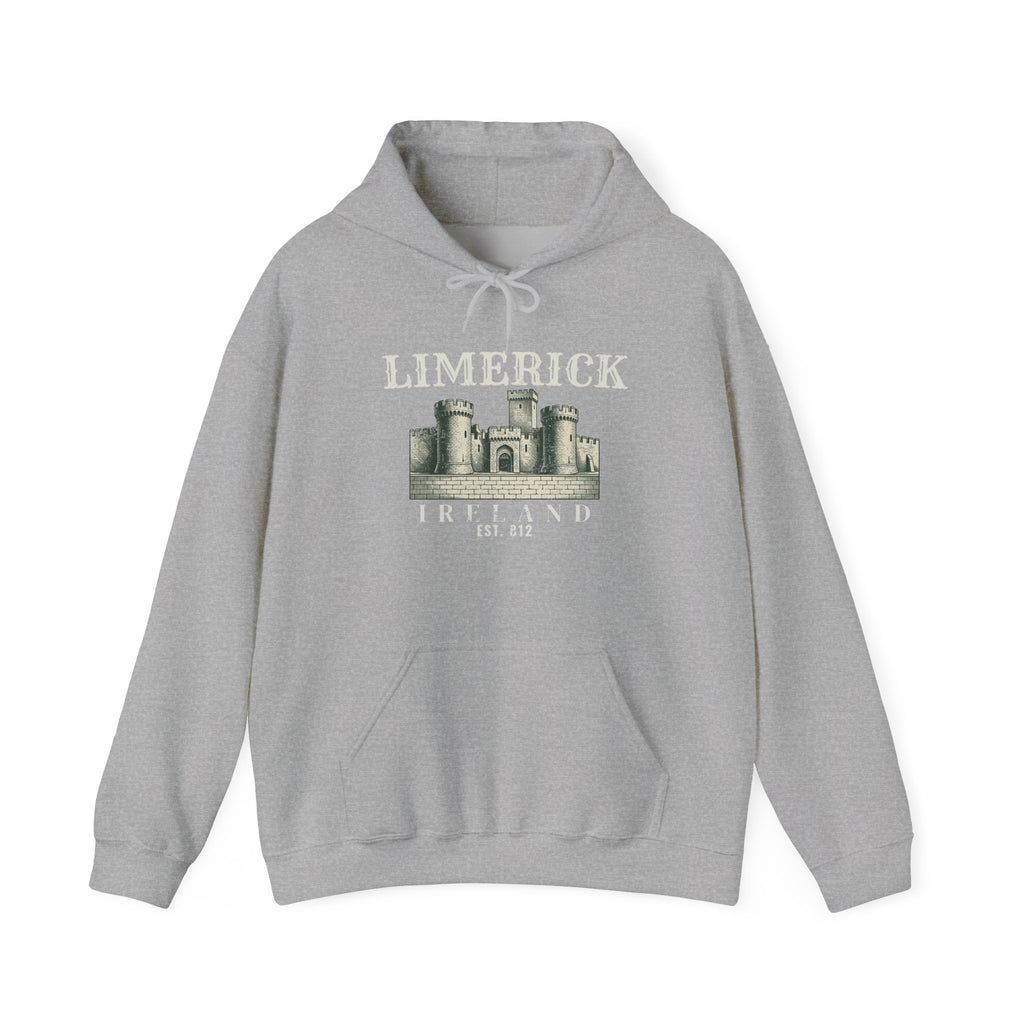 Limerick Ireland Est 812 Vintage Castle Hoodie