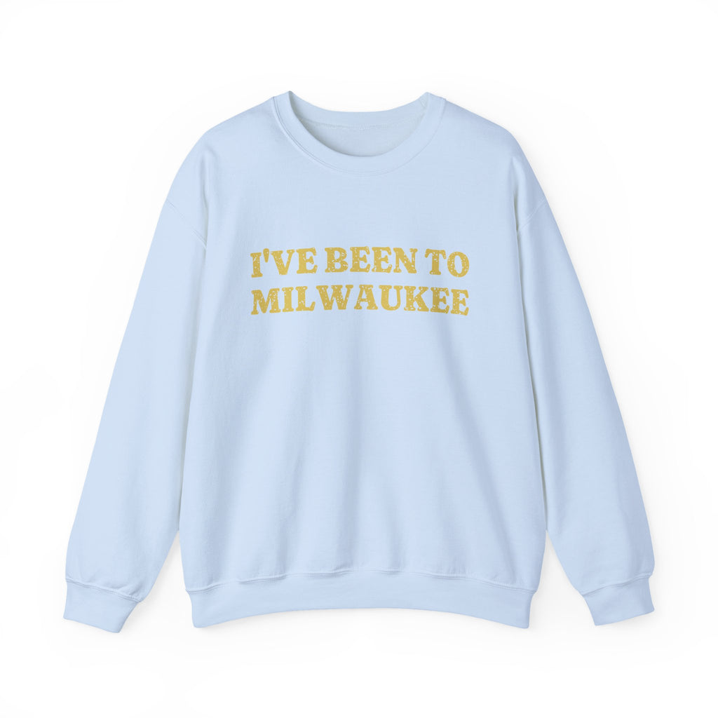 I've Been to Milwaukee Vintage Travel Souvenir Crewneck Sweatshirt