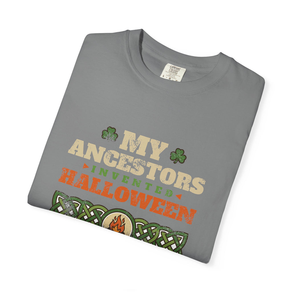 My Ancestors Invented Halloween Celtic Bonfire T-Shirt
