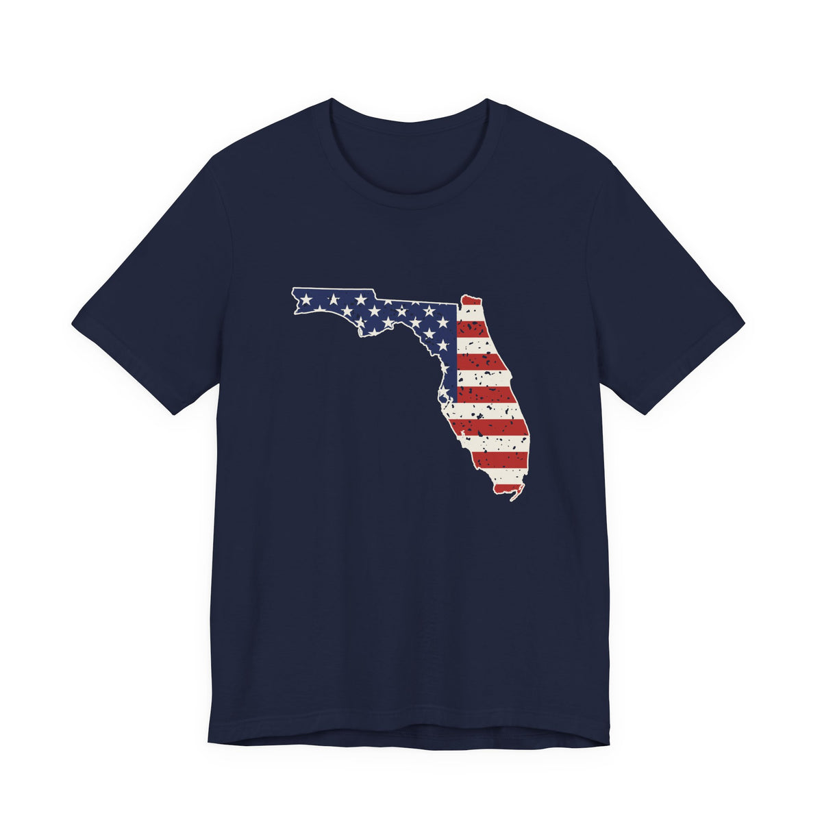 Florida American Flag Map T-Shirt