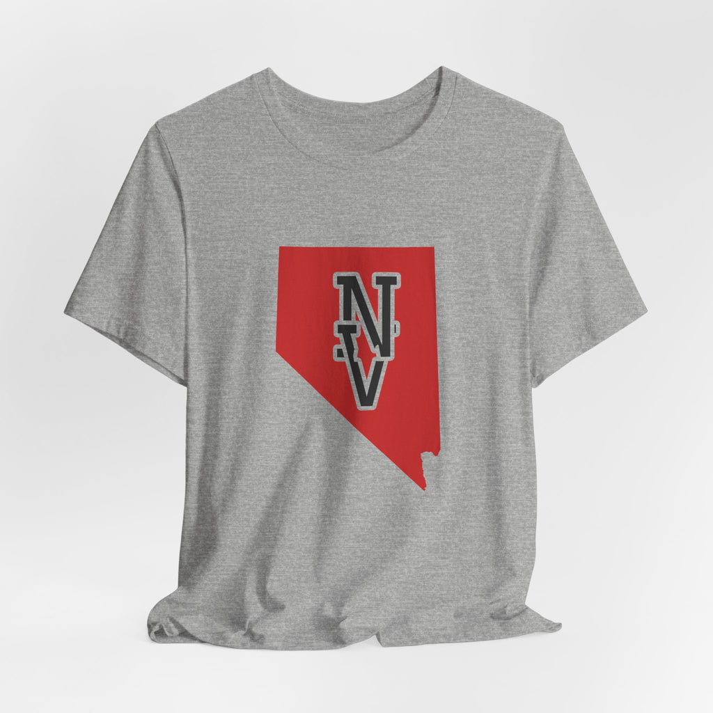 Nevada Varsity Monogram Map T-Shirt
