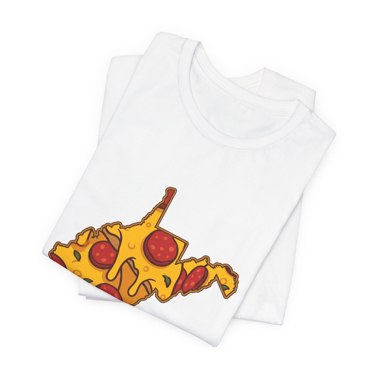 West Virginia Pizza Map T-Shirt