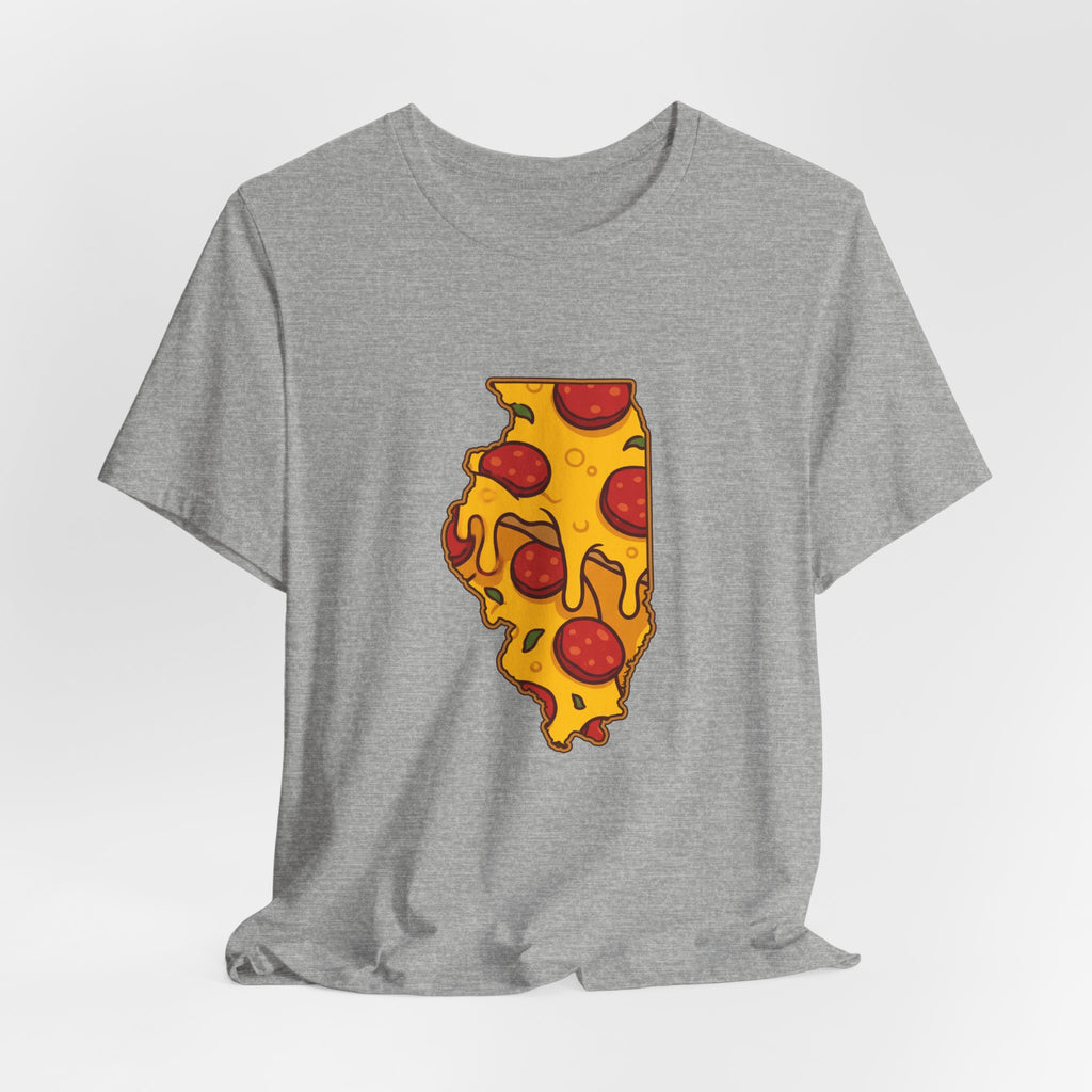 Illinois Pizza Map T-Shirt