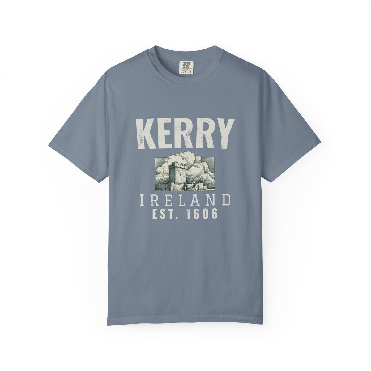 Kerry Ireland Est 1606 Castle Tower Sketch T-Shirt