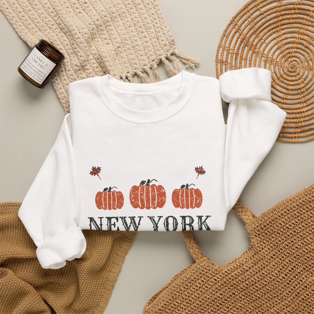New York Pumpkin Patch Co. Retro Crewneck Sweatshirt