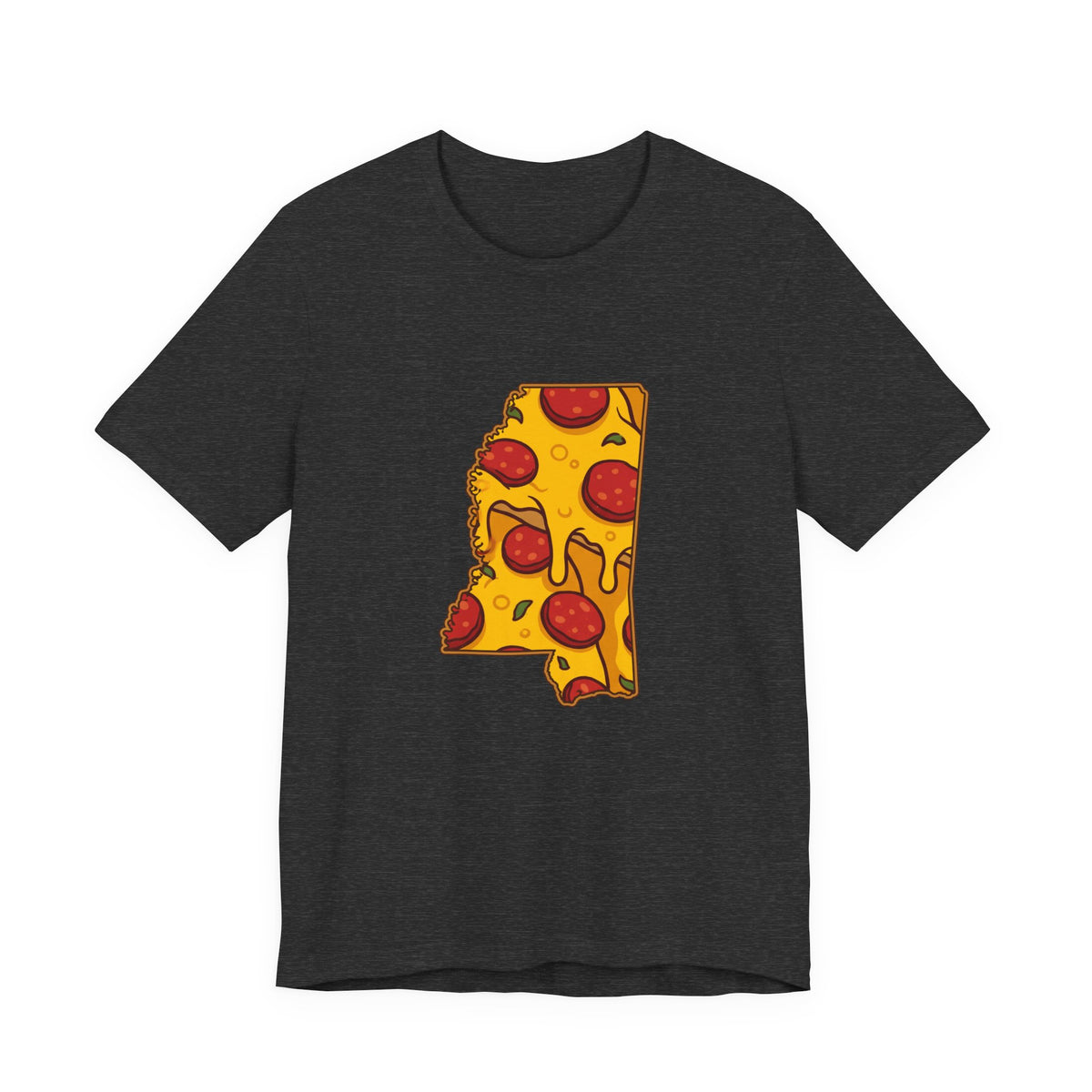 Mississippi Pizza Map T-Shirt