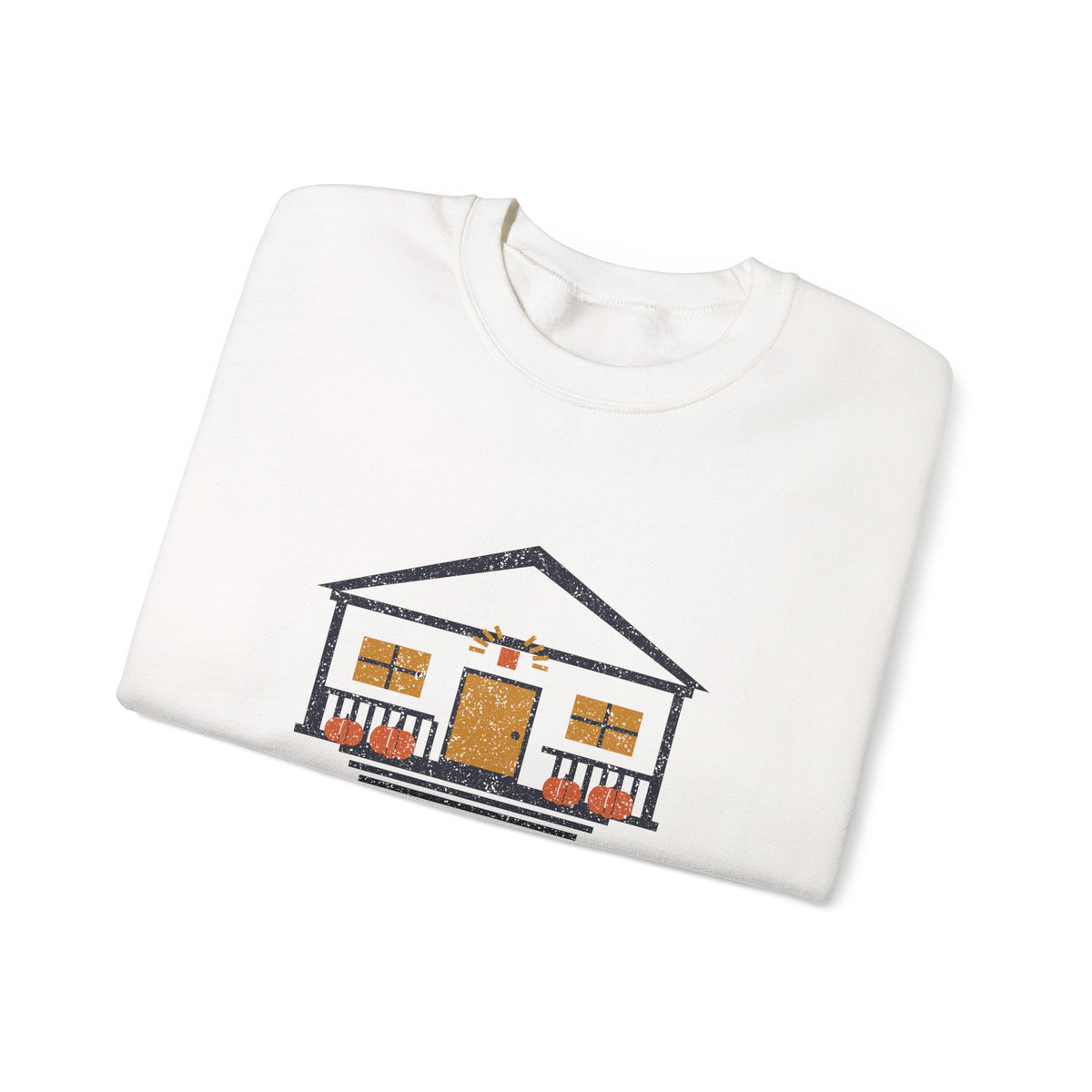 Porch Light On Bar Harbor Maine Trick or Treat Crewneck Sweatshirt