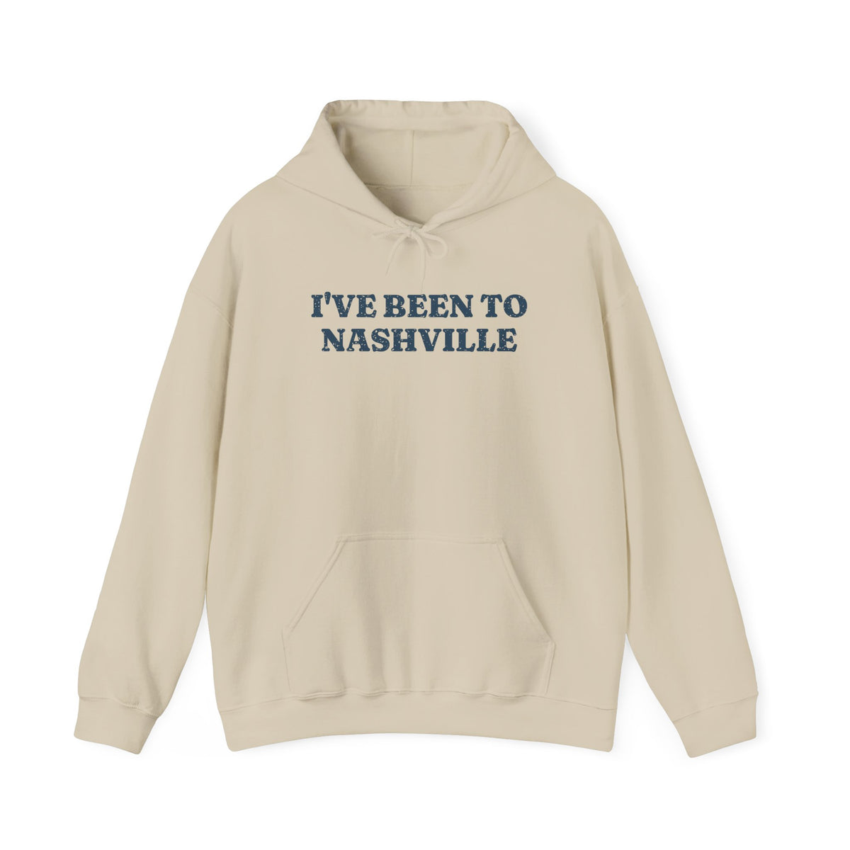 I've Been to Nashville Vintage Travel Souvenir Hoodie