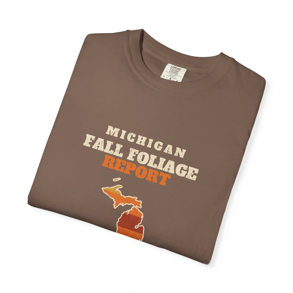 Michigan Fall Foliage Report Map T-Shirt