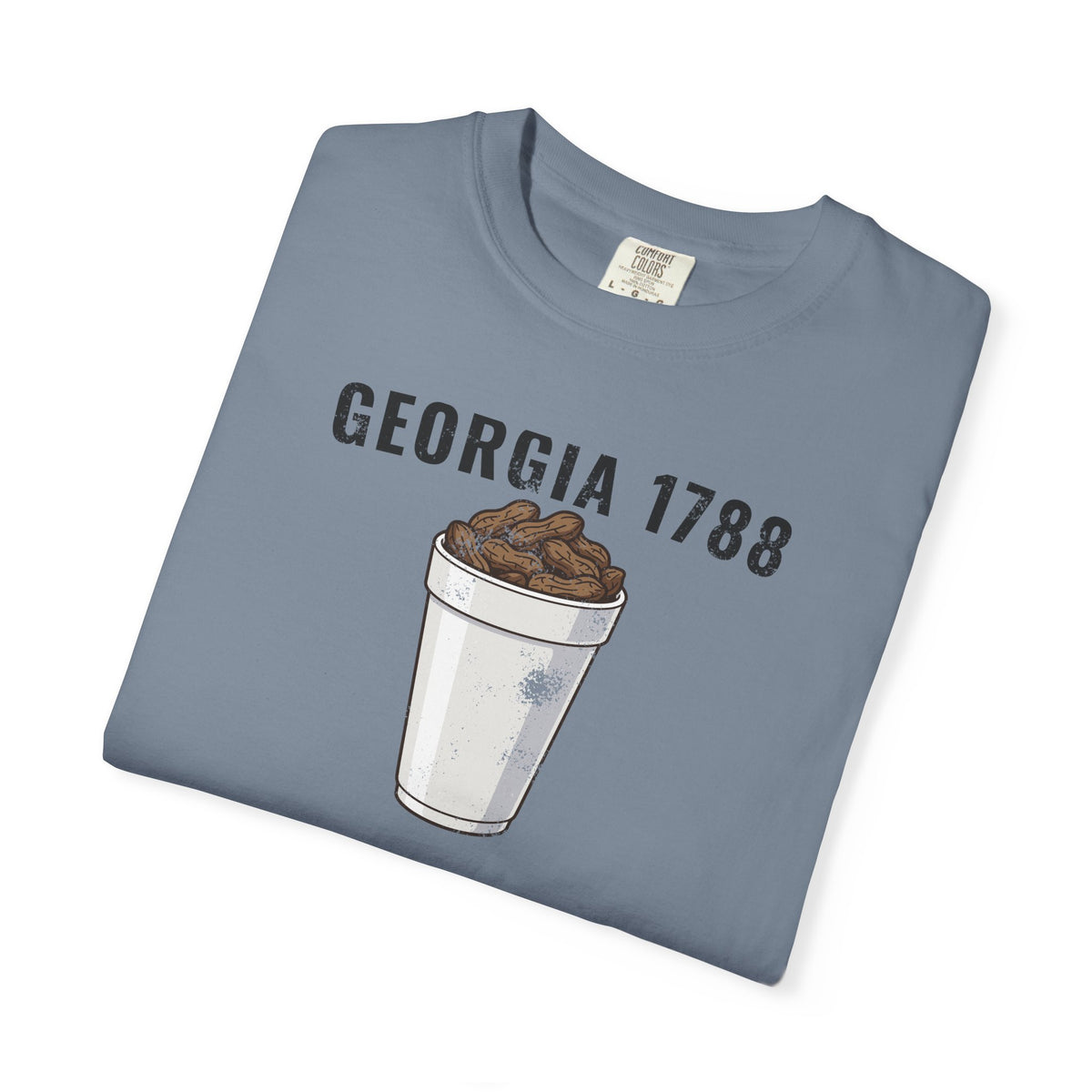 Georgia Boiled Peanuts Retro Food Illustration T-Shirt
