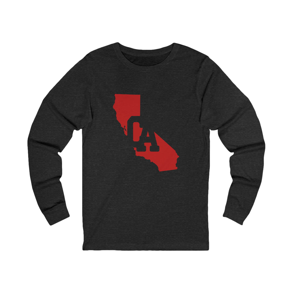California Varsity Monogram Map Long Sleeve Tee