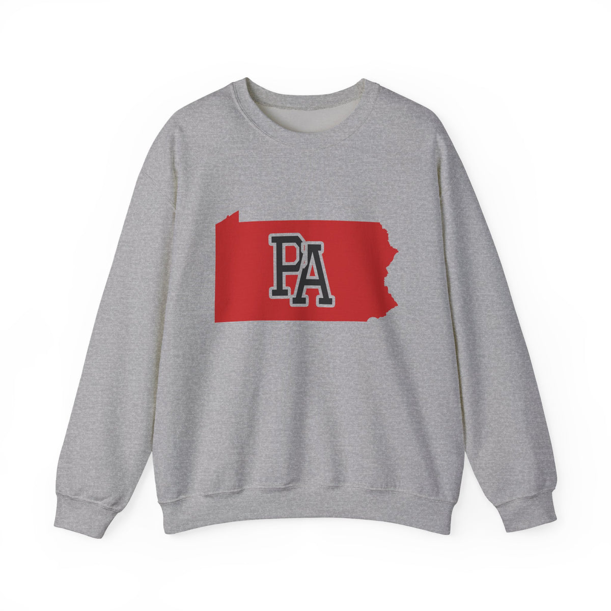 Pennsylvania Varsity Monogram Map Crewneck Sweatshirt