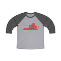 Virginia Varsity Monogram Map Raglan 3/4 Sleeve Tee