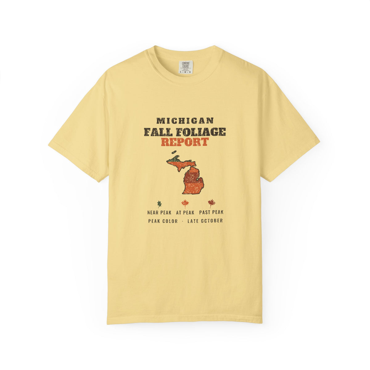 Michigan Fall Foliage Report Map T-Shirt