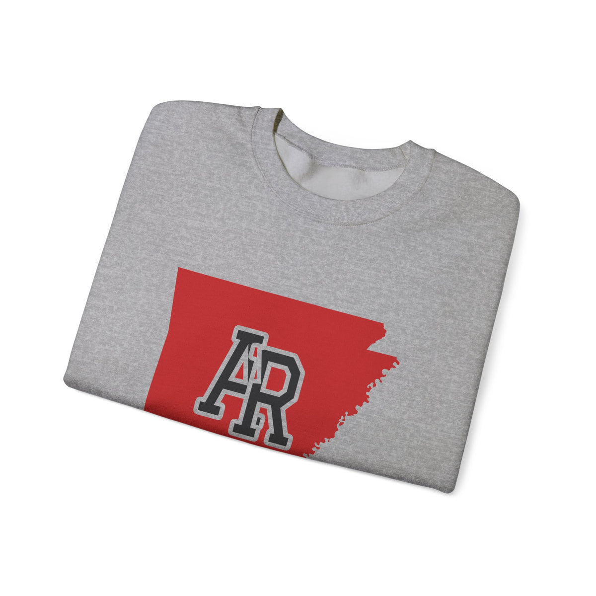 Arkansas Varsity Monogram Map Crewneck Sweatshirt