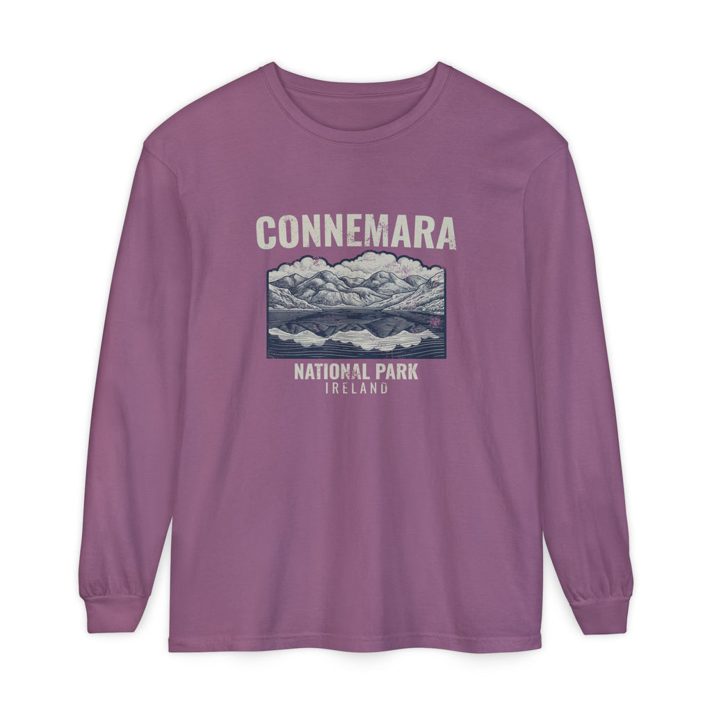 Connemara National Park Ireland Mountain Lake Long Sleeve Tee